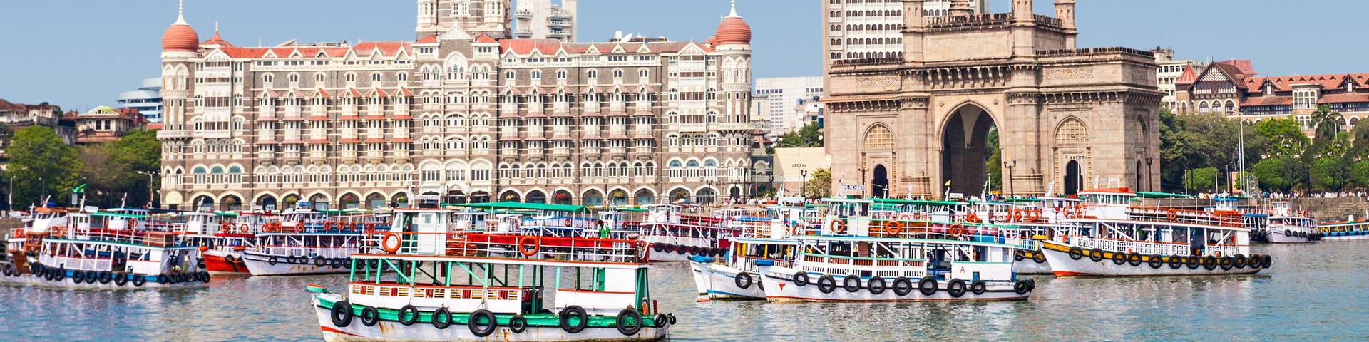 Taj Mahal Hotel and Gateway of India