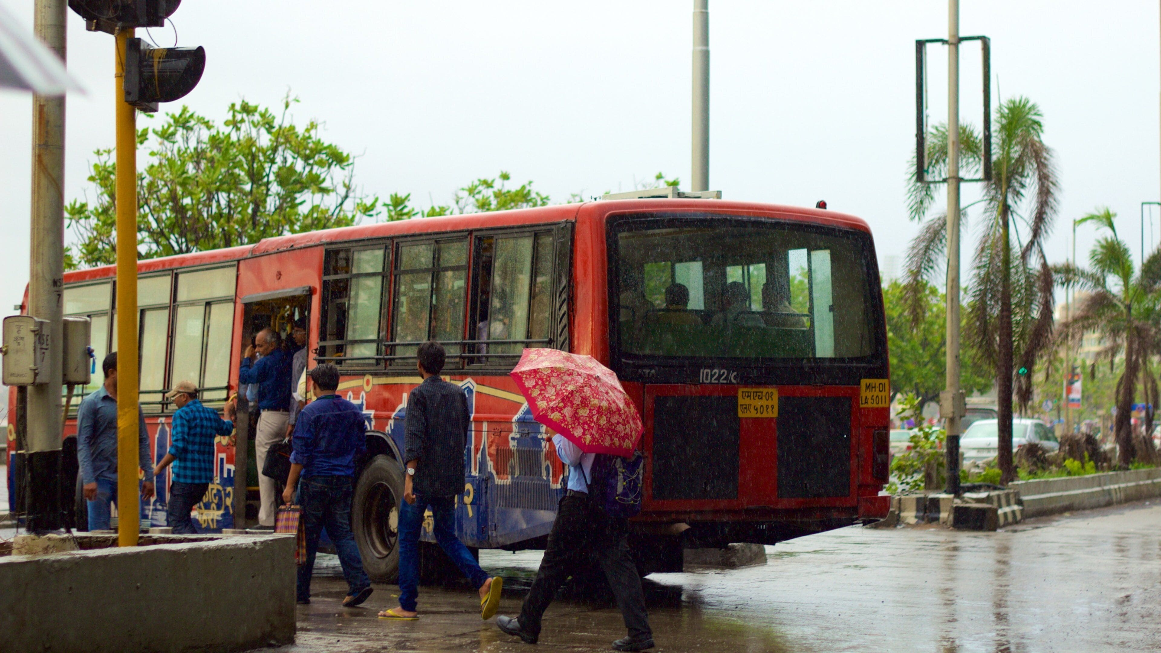 Marine Drive showing touring as well as a large group of people