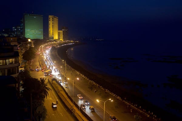 Marine Drive which includes night scenes