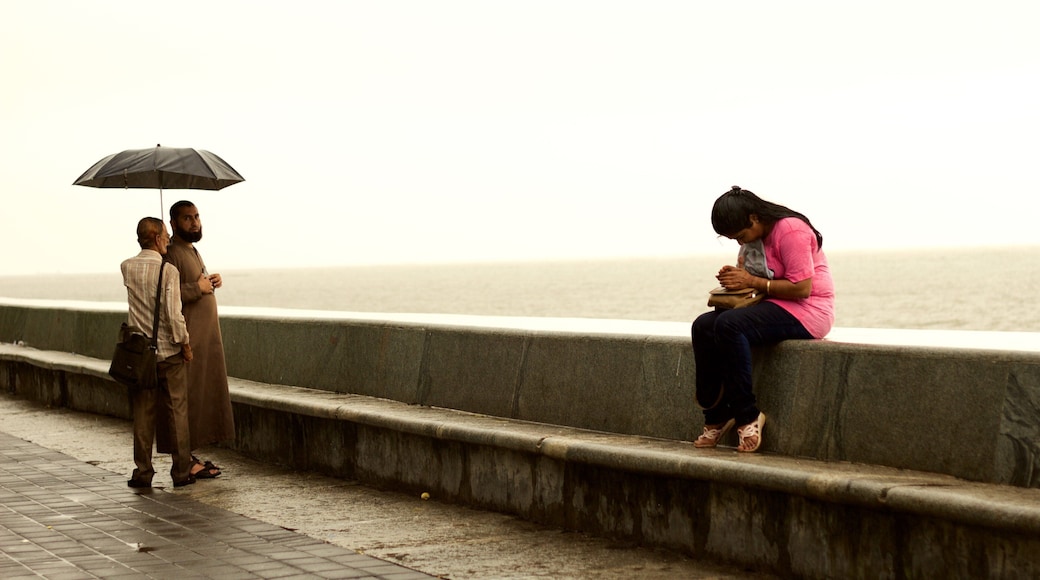 Marine Drive as well as a small group of people