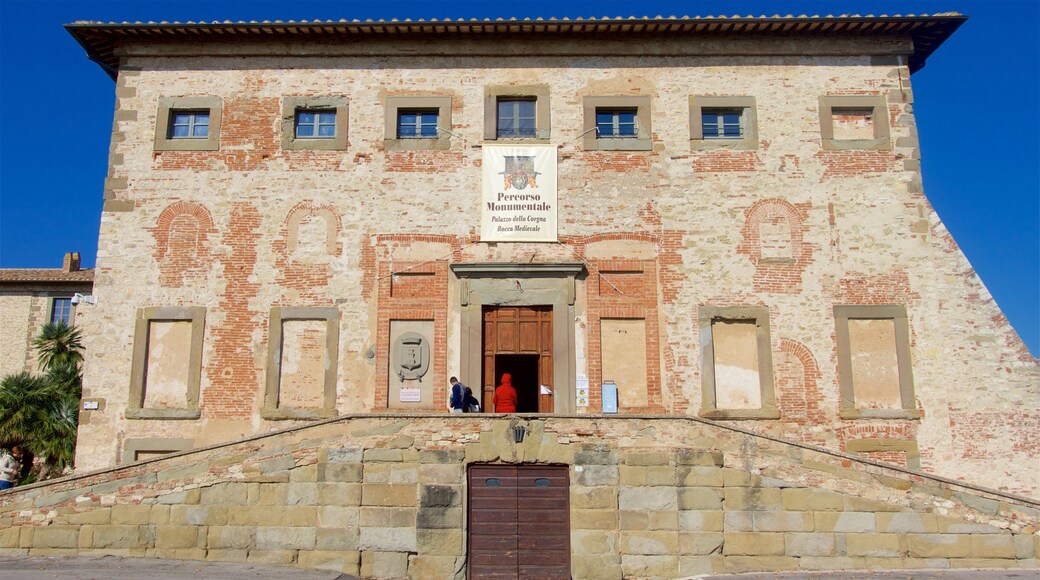 Castiglione del Lago featuring a castle and heritage elements