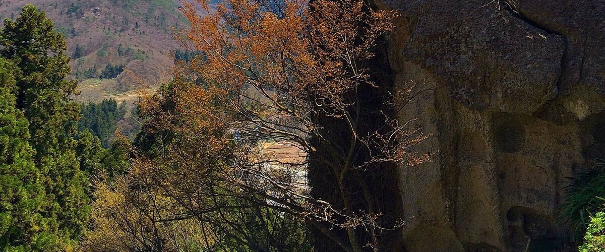 Yamadera temple in Yamagata prefecture, Japan. A beautiful temple on cliffs. It takes climbing 1000 steps through a forest to get there.
#Japan #Tohoku