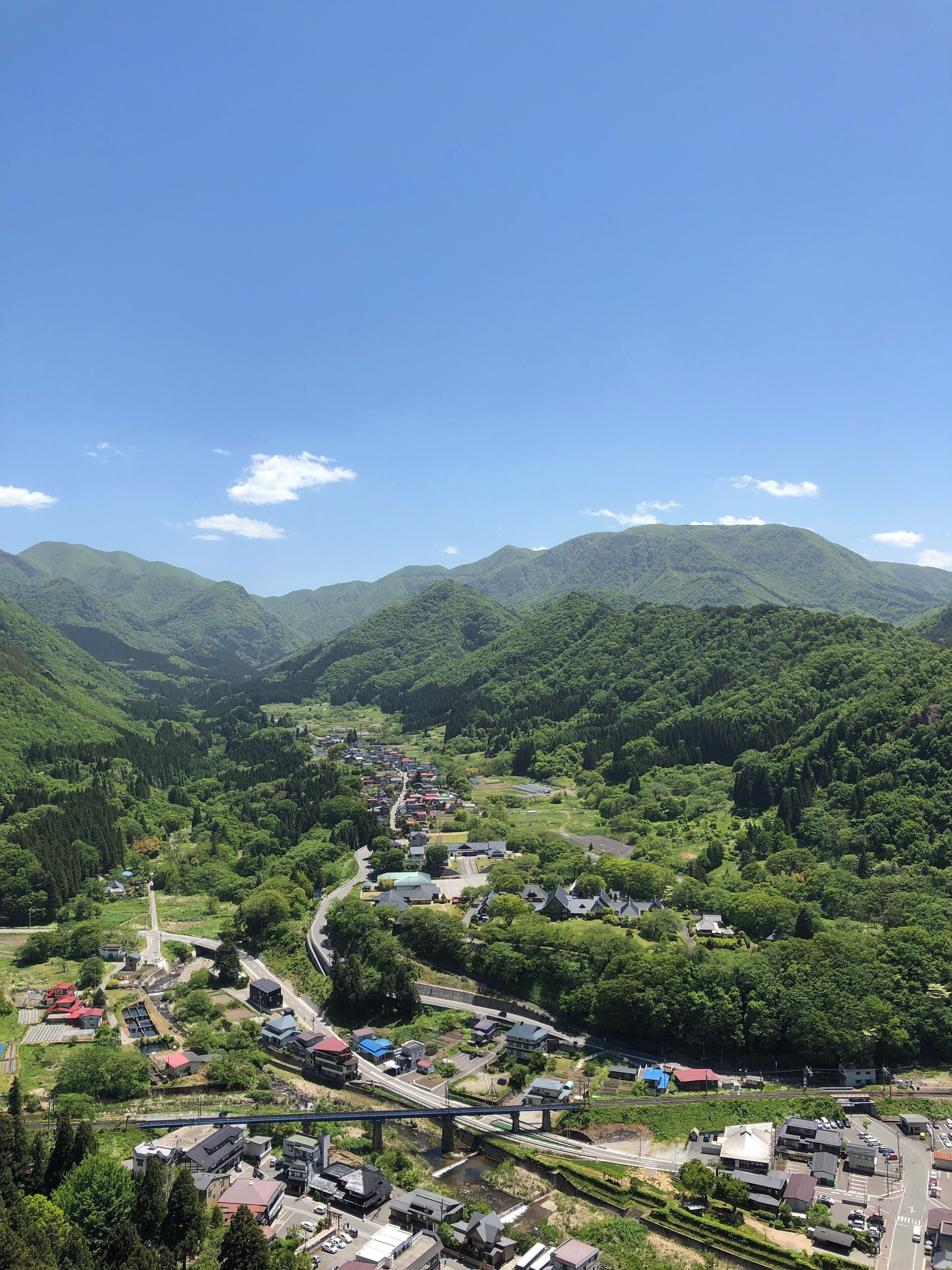On top of the shrine in Yamadera..