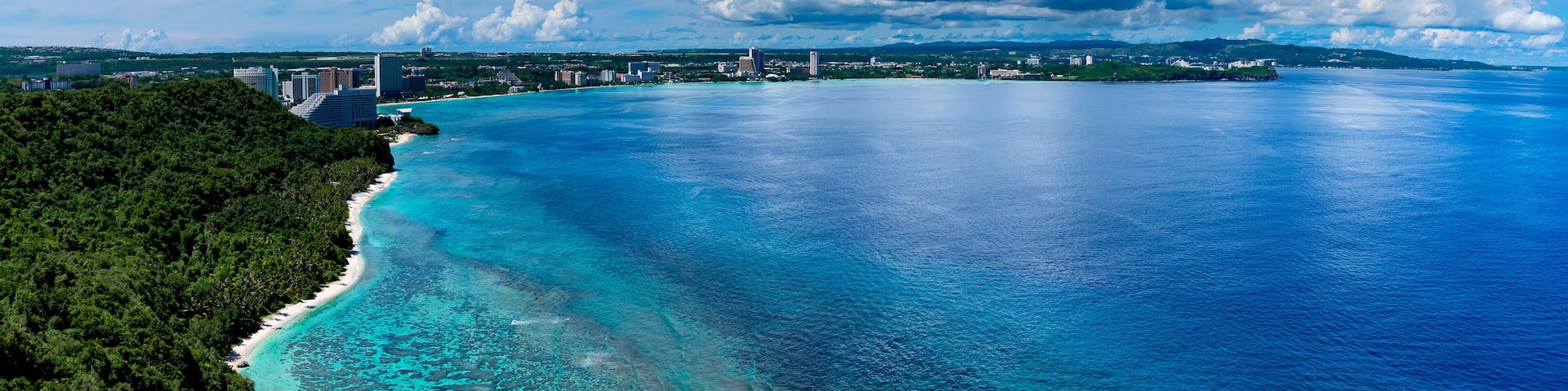 Two lovers point in Guam