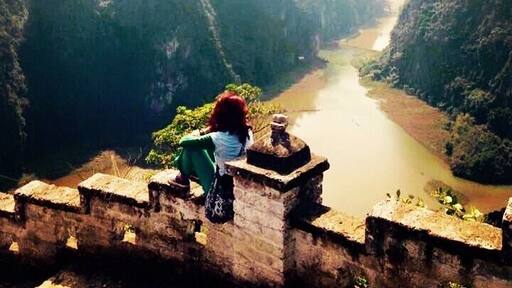 Taking in the spectacular view