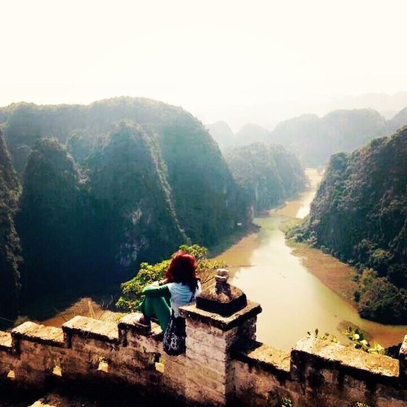 Taking in the spectacular view
