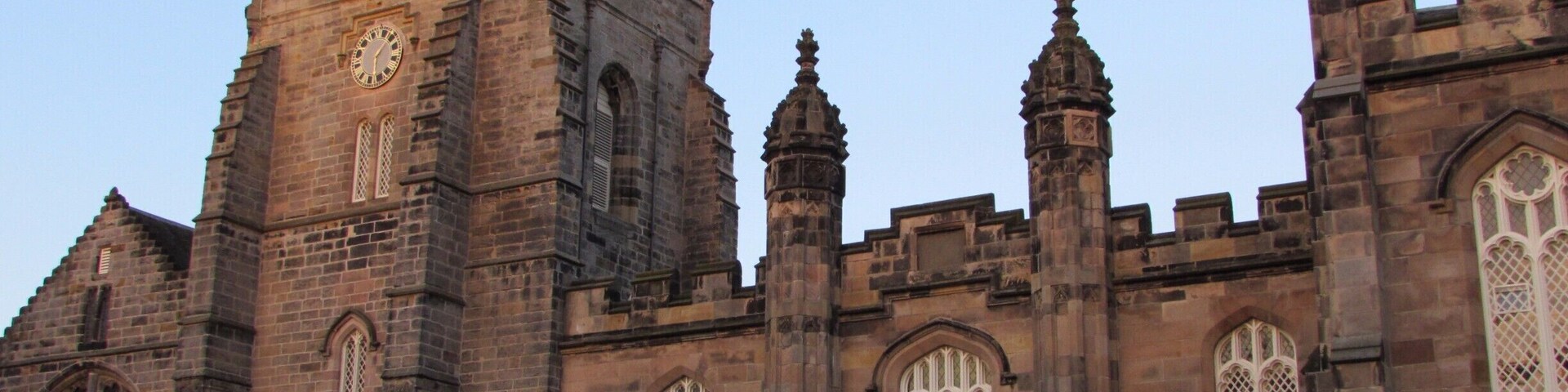 The King's College building, part of Aberdeen University founded in 1495. The university is in the Old Aberdeen area which is like a tiny old town hidden in the city.
As well as the beautiful University Buildings Old Aberdeen has cute little bungalows and independent bookshops which are hard to find in the city centre.