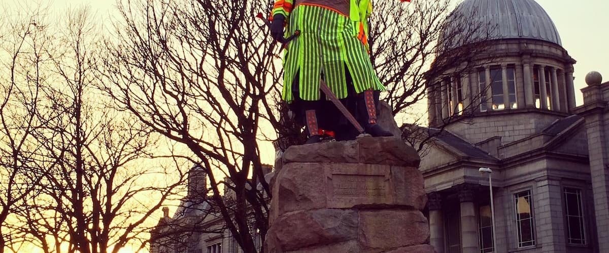 Part of the #lookagainfestival in Aberdeen. Making you think about the city around you.
