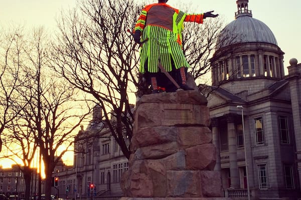 Part of the #lookagainfestival in Aberdeen. Making you think about the city around you.