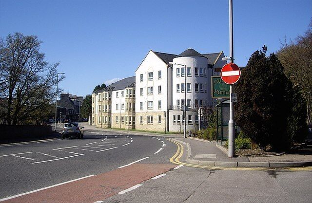 North Deeside Road, Cults The A93 by Cults Hotel.