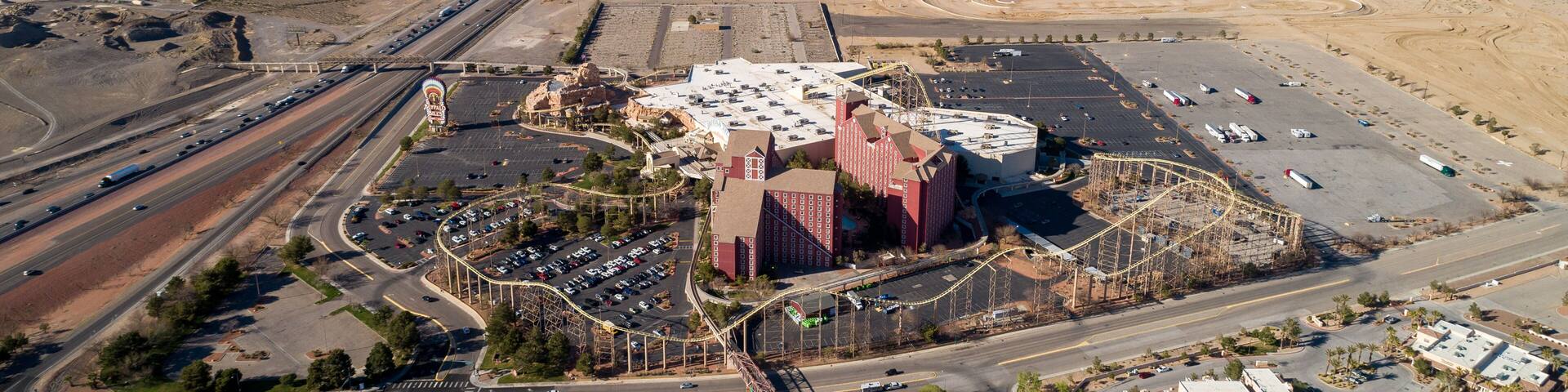Primm valley Resort and Casino in Nevada. Close to California. USA.