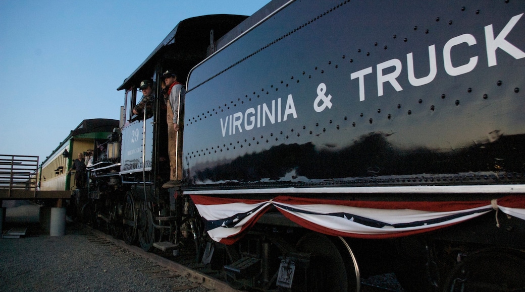 Carson City featuring railway items