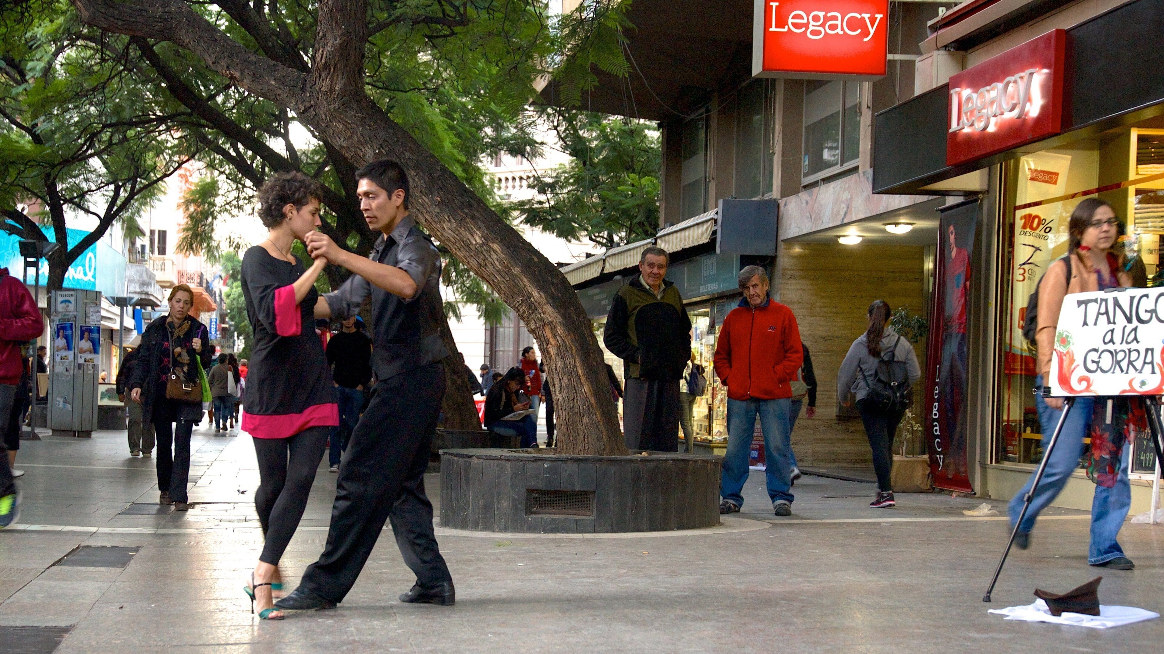 Cordoba featuring street performance as well as a couple