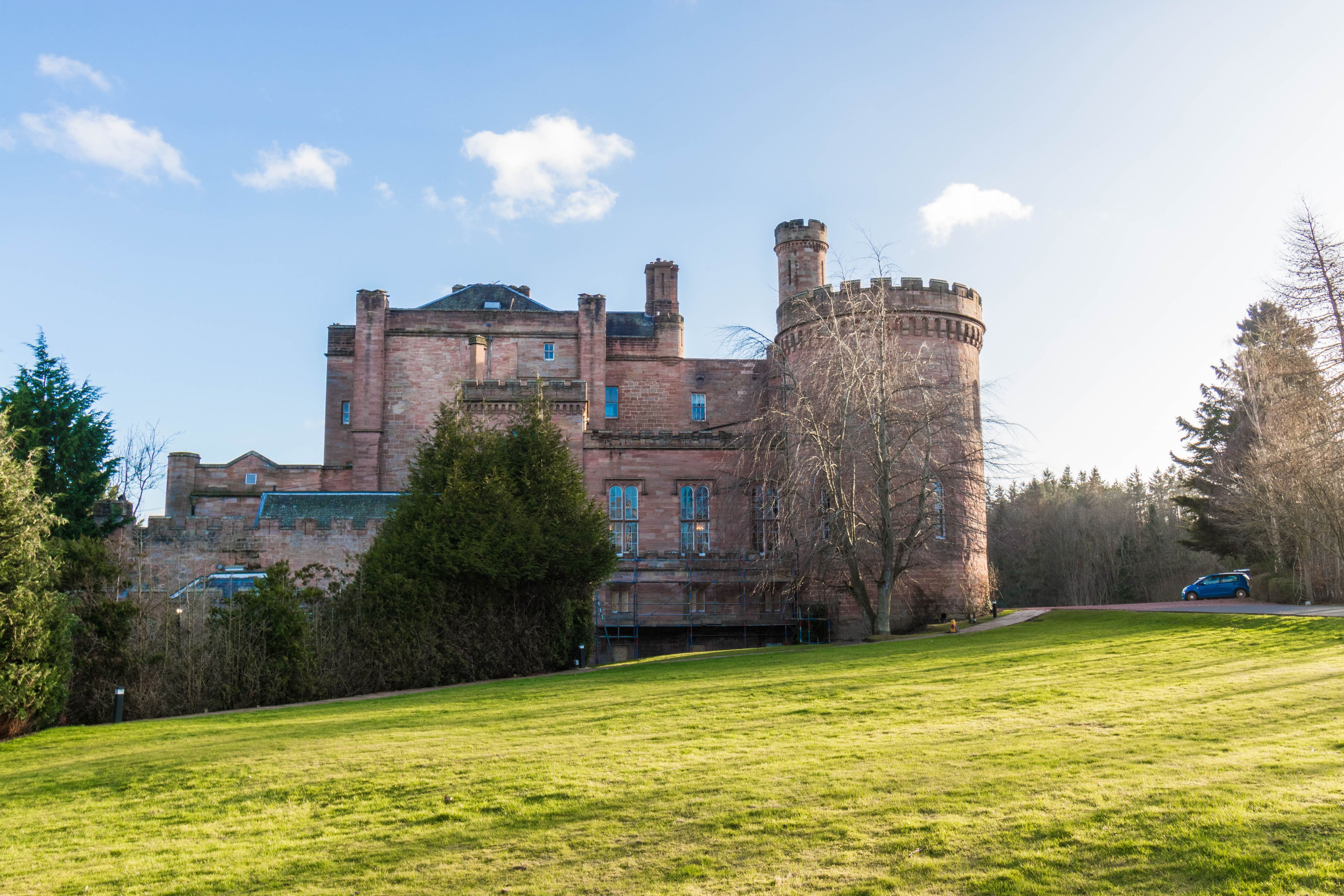 Dalhousie castle hotel and spa in Bonnyrigg, Midlothian, Scotland