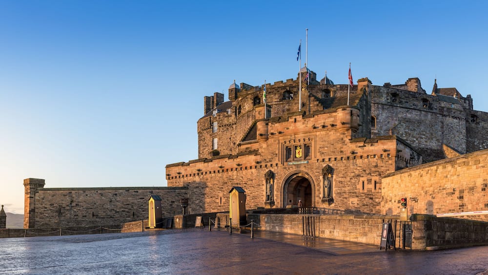 Edinburgh Castle panoramic view