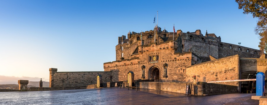 Edinburgh Castle panoramic view