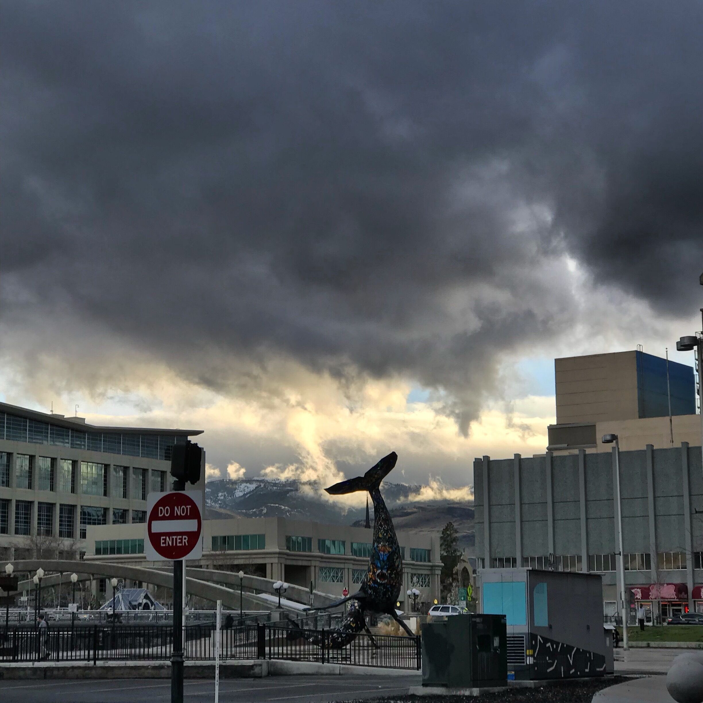 Rainy spring night in Reno 