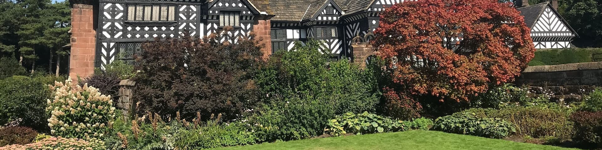 Speke Hall. Right on the boundary of Liverpool Airport