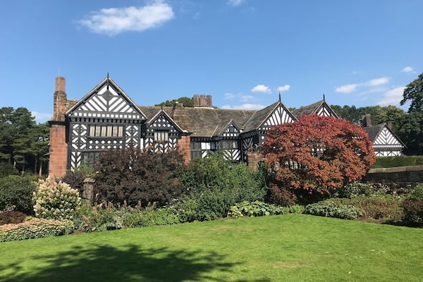 Speke Hall. Right on the boundary of Liverpool Airport