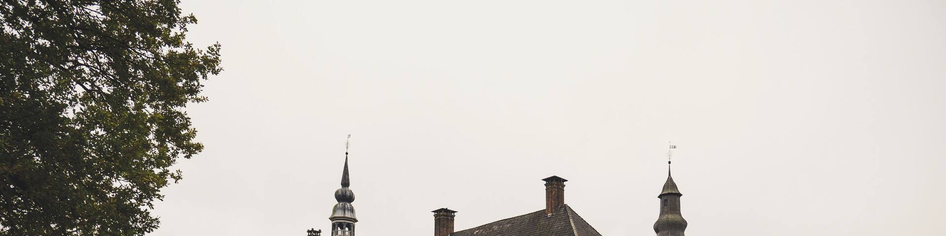 Beautiful palace with nice gardens around.