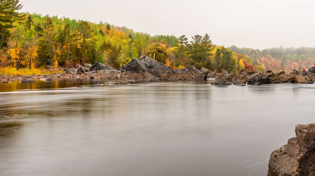 Autumn Scenes along St Louis River at Jay Cooke State Park
