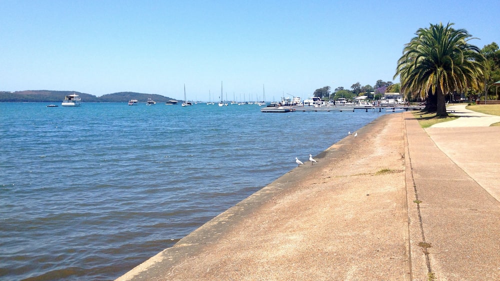 Scene of Toronto, Lake Macquarie NSW Australia.