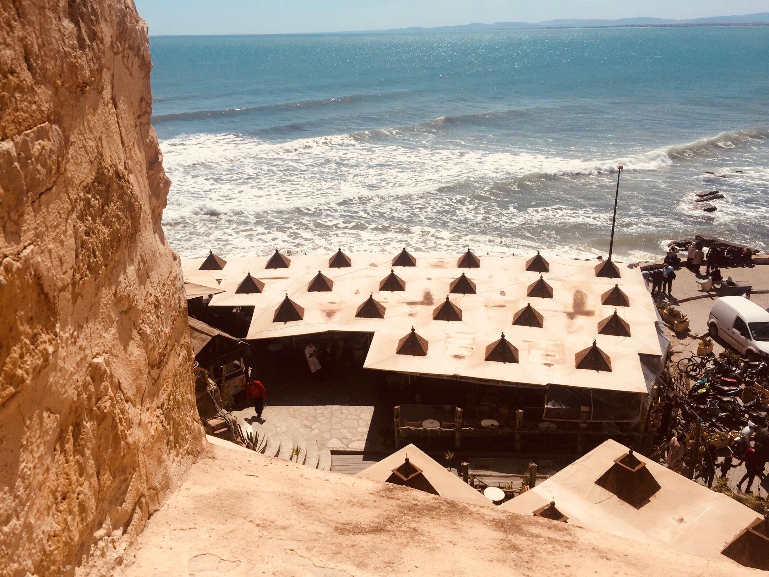 Café Sidi Bouhdid enjoyed from the top - Fort de Hammamet 💥