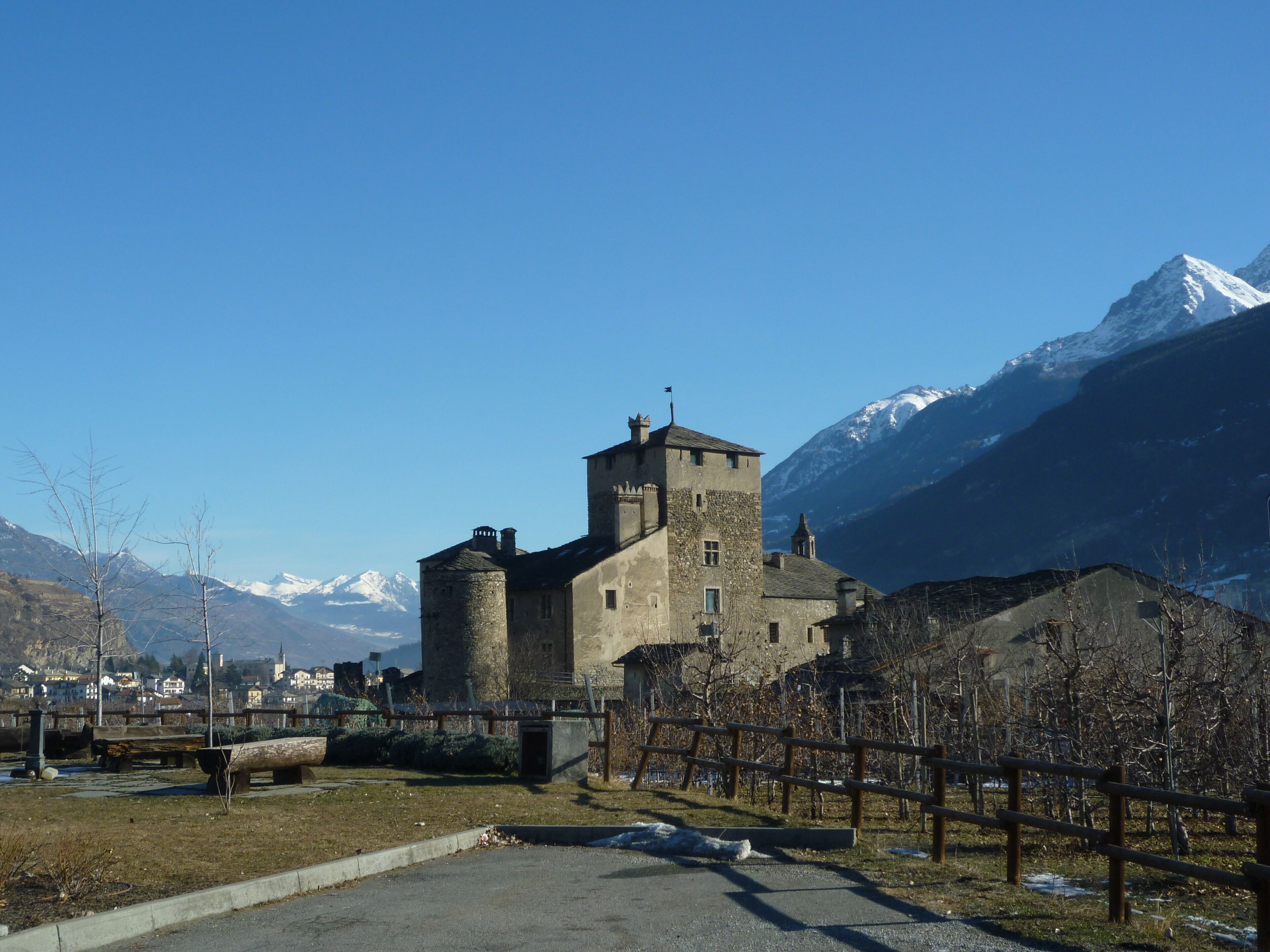Sarriod de la Tour castle in Saint-Pierre (Aosta Valley, Italy)