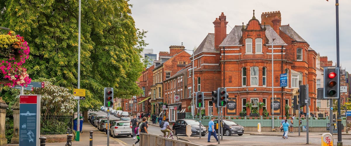 Queens Quarter which includes heritage architecture and street scenes