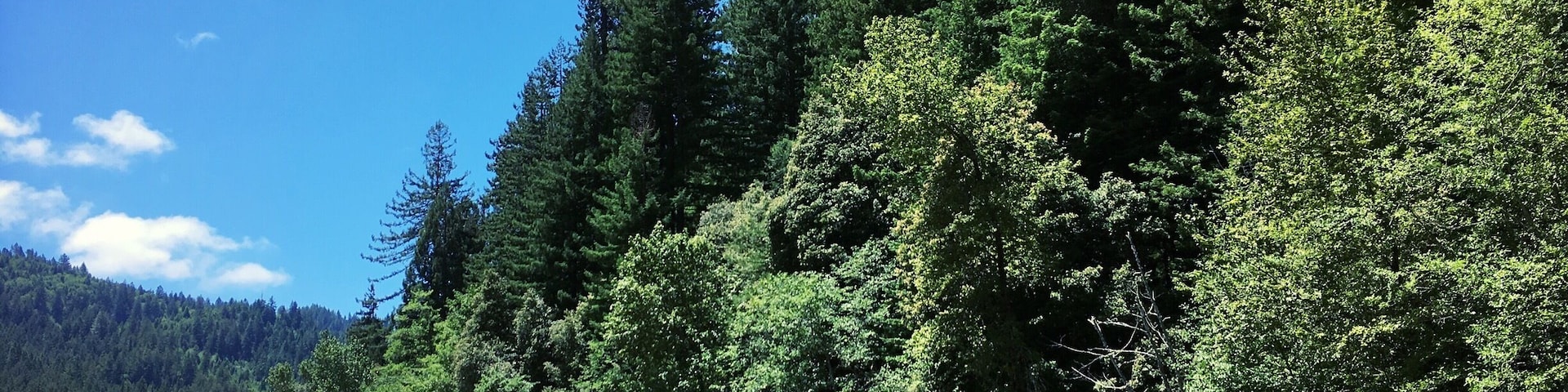 Mad River near downtown Blue Lake, California