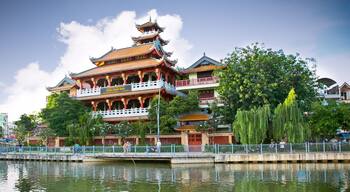Chua Phap Hoa Temple by the Venerable Thich Thanh Dao or Temple of the Lotus in Ho Chi Minh, Vientnam.; Shutterstock ID 166508441