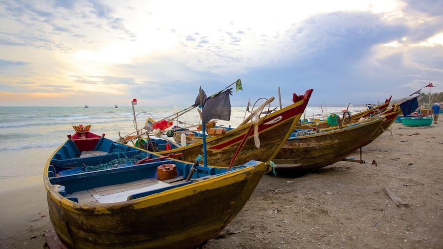 Mui Ne Beach which includes a beach and boating