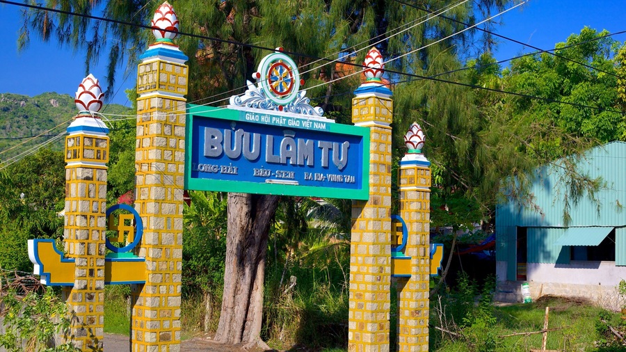 Long Hai featuring signage