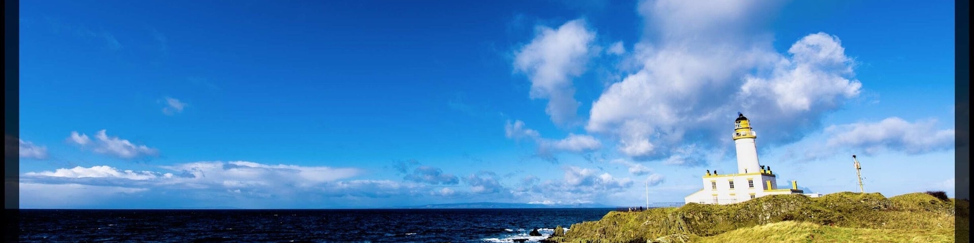 The rather impressive Turnberry Lighthouse on the South Ayrshire coast. It's a nice walk around the golf course too.