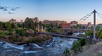Spokane, WA Skyline Panorama