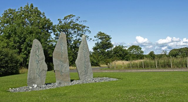Standing Stones(modern) A nice touch to the new cemetery entrance.