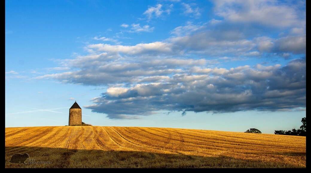 The windmill on the hill outside Monkton in South Ayrshire...