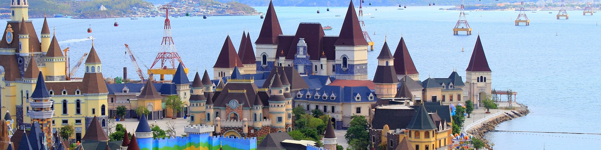 Vinperl Island and view of the city of Nha Trang. Vietnam; Shutterstock ID 1451189894; Purchase Order: SP-2378; Order Number: Vietnam/Phuket Go Guides Dec 19; Client/Licensee: Hotels.com - Lee Ban Tw