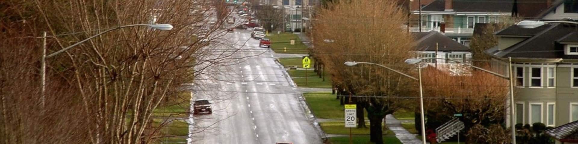 Aberdeen showing street scenes