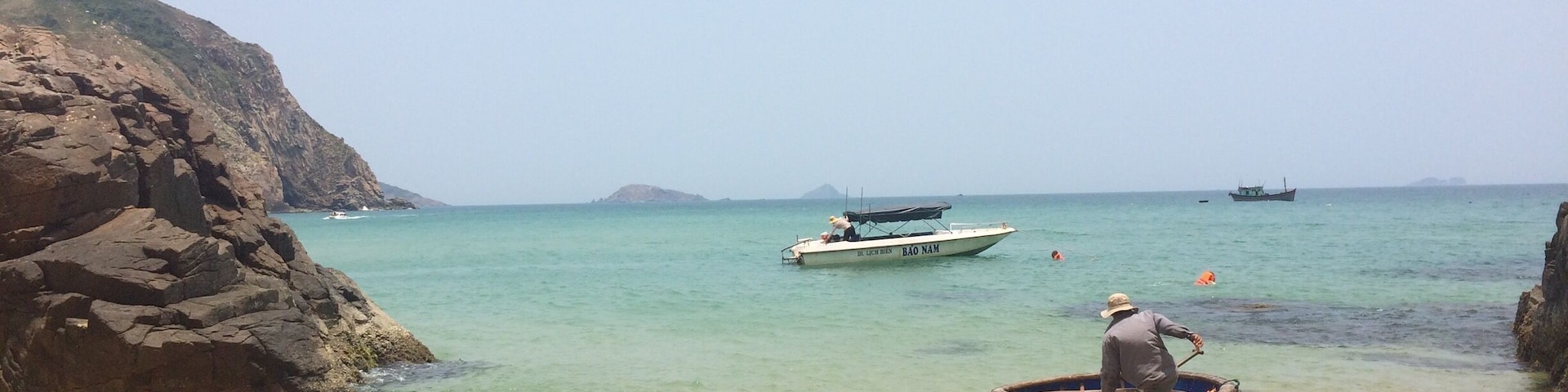 Ky Co is one of the few untouched beaches in Vietnam. We took a boat ride out and swam in the beautiful ocean and ate fresh seafood on the beach. Beautiful experience