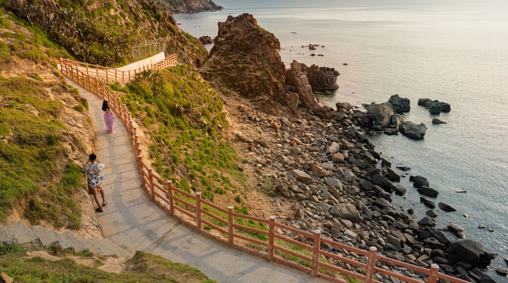 Coastal walkway at Eo Gio, Quy Nhon, Gia Lai, Vietnam