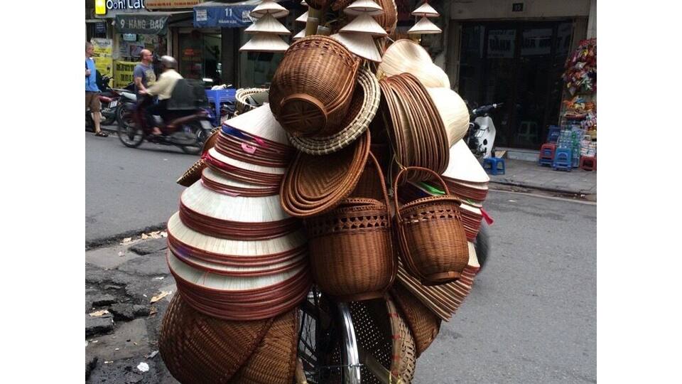 Basket street vendors.