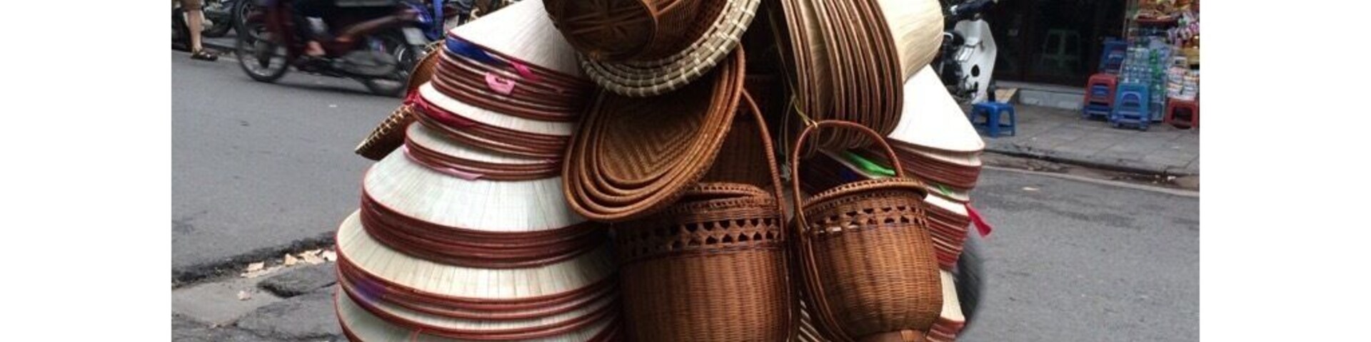 Basket street vendors.