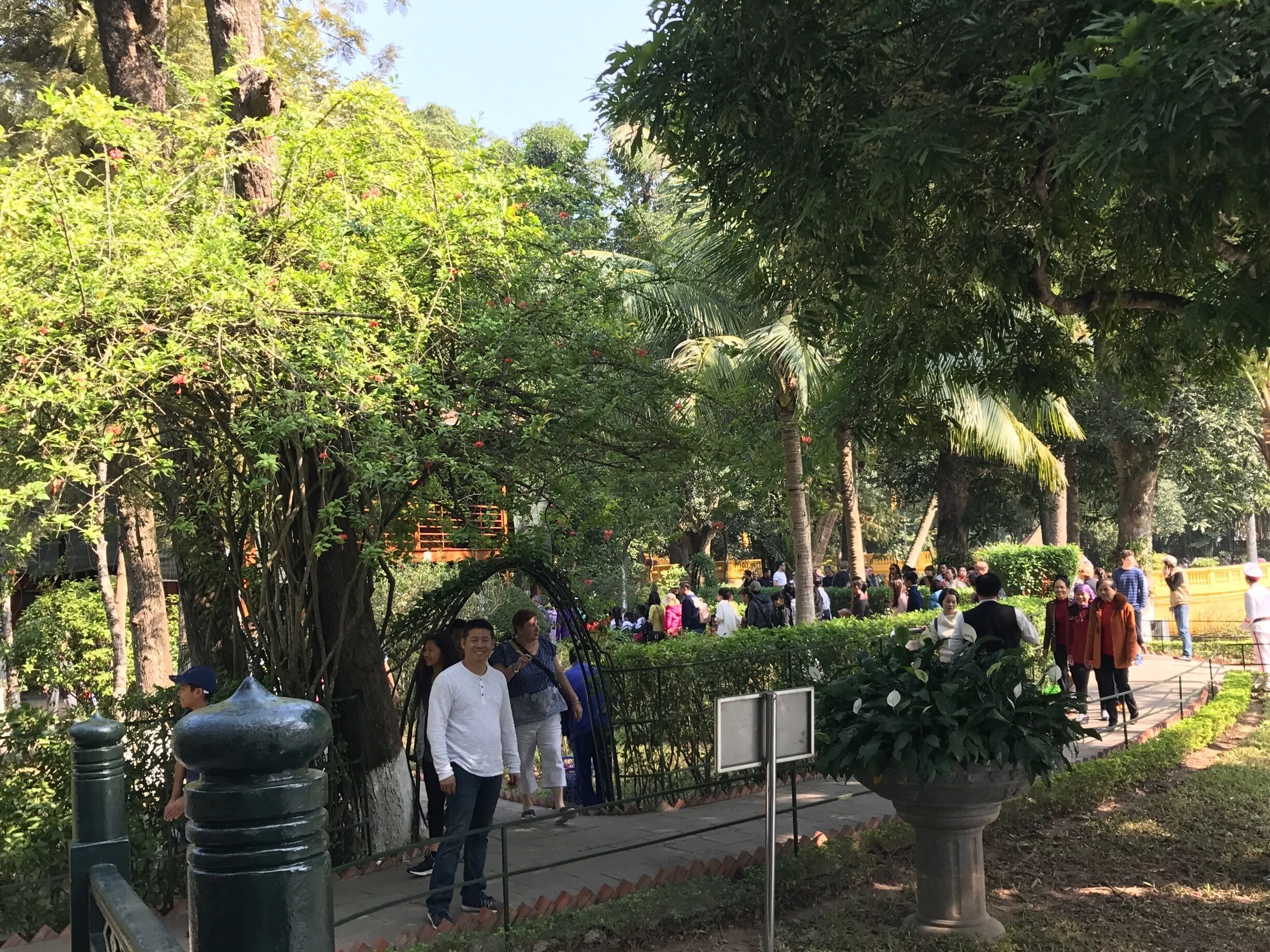 This is inside Uncle Ho house nice place and huge.