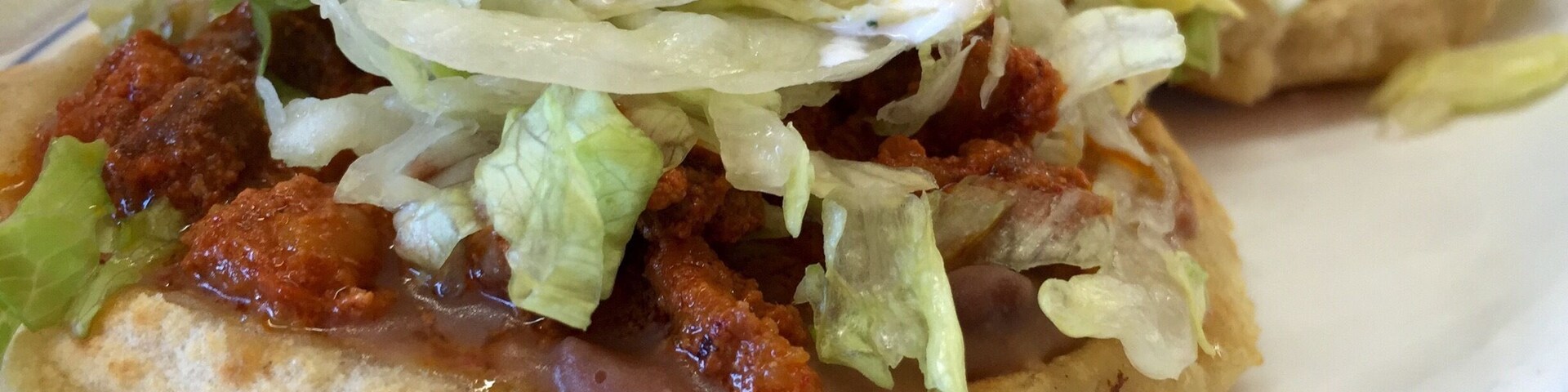 Thick home made sopes and quesadillas anchor this authentic Mexican dive.