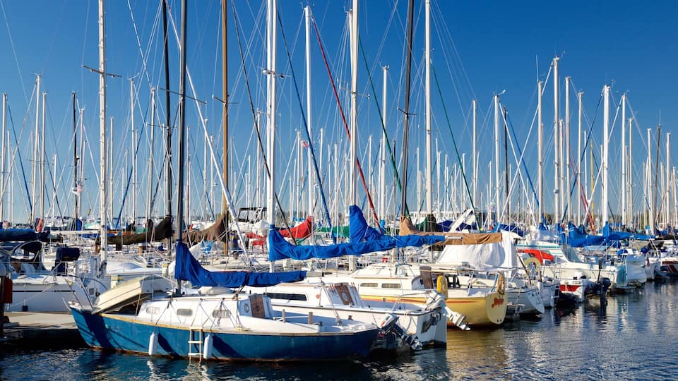 Everett featuring a marina and a bay or harbor