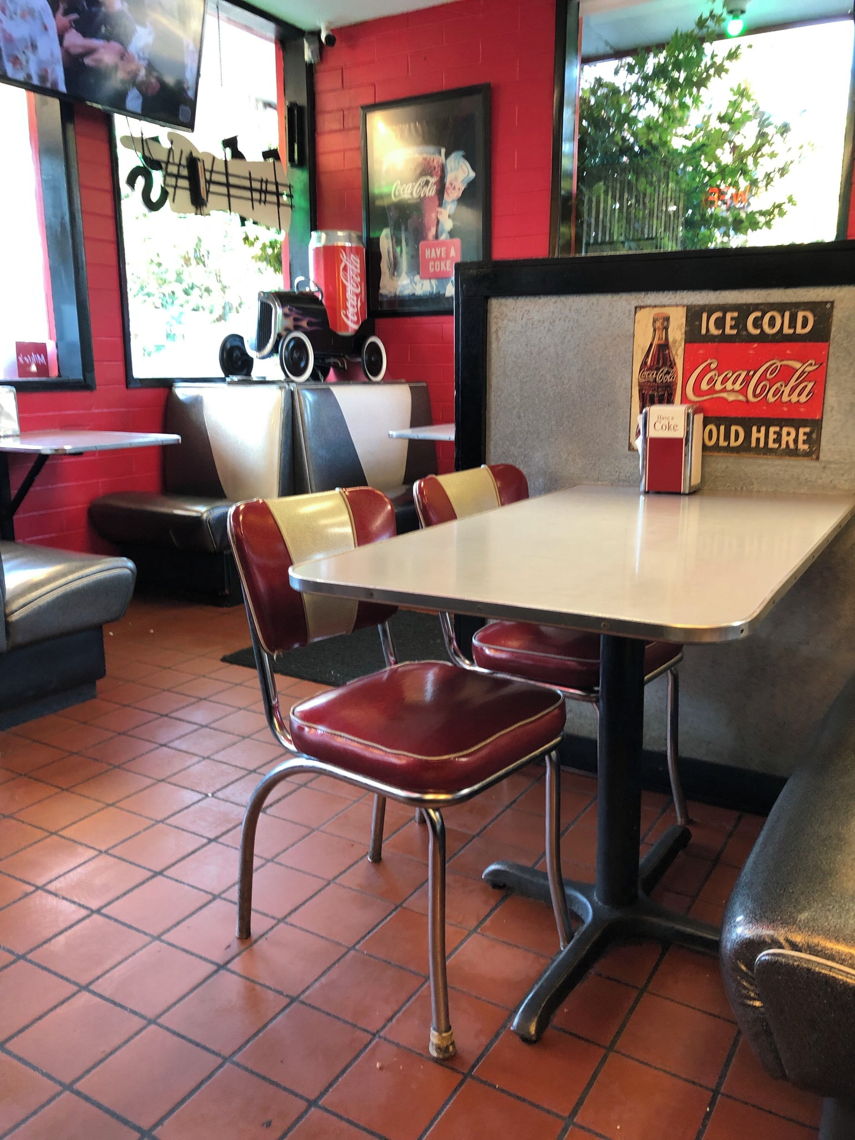 One of my favorite diners to get an old fashioned milkshake.