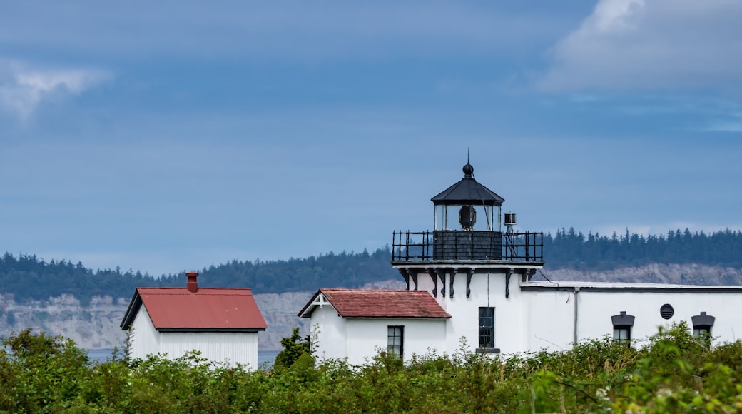 Point No point Lighthouse on Kitsap Peninsula Washington