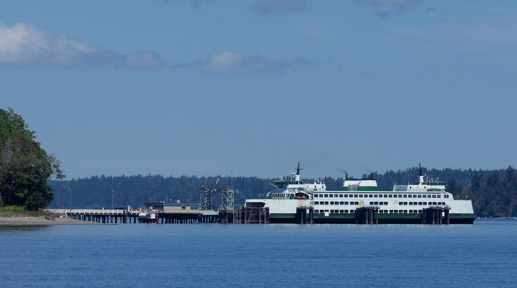 Washington State Ferry at Southworth Ferry Dock on Kitsap Peninsula