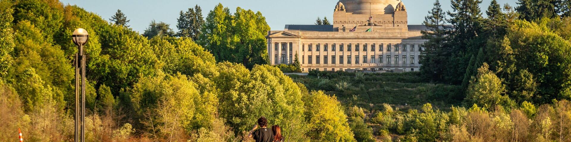 Olympia which includes heritage architecture and an administrative buidling as well as a couple